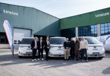 Volkswagen Vehículos Comerciales entrega los primeros 15 ID.Buzz Cargo a la flota de VESTAS Viveiro