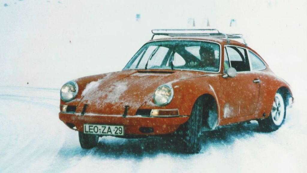 1960 Porsche 911. Neumáticos de invierno. Turrach. Imagen.