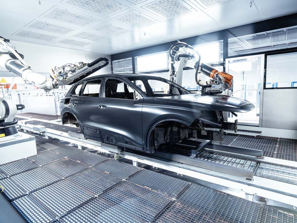 Audi transforma la fábrica de Ingolstadt ante la producción en masa de modelos como el Audi A6 e-tron.